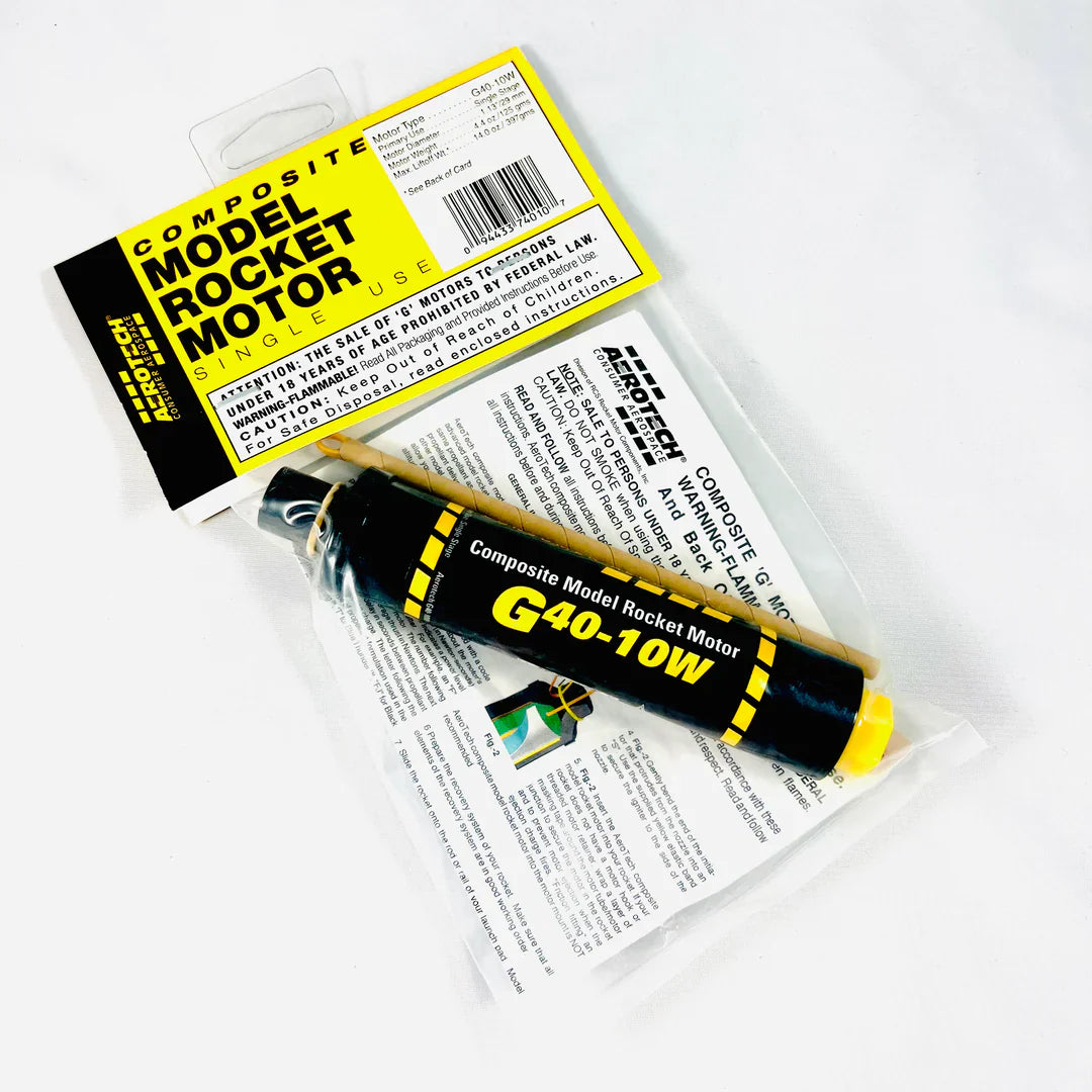 Enerjet by AeroTech G40W 29mm x 124mm Single Use Motor Pack