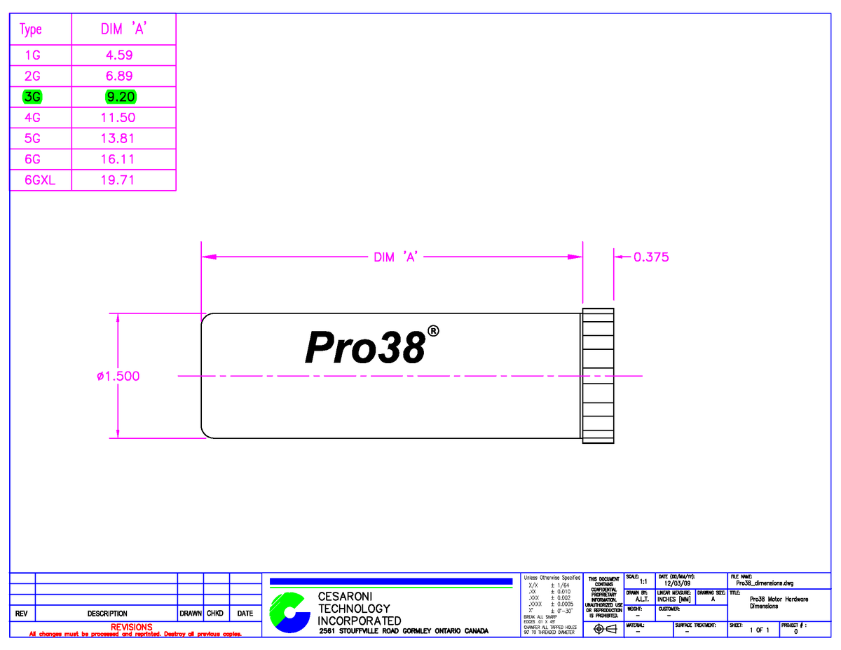 Pro38® 3 Grain Casing