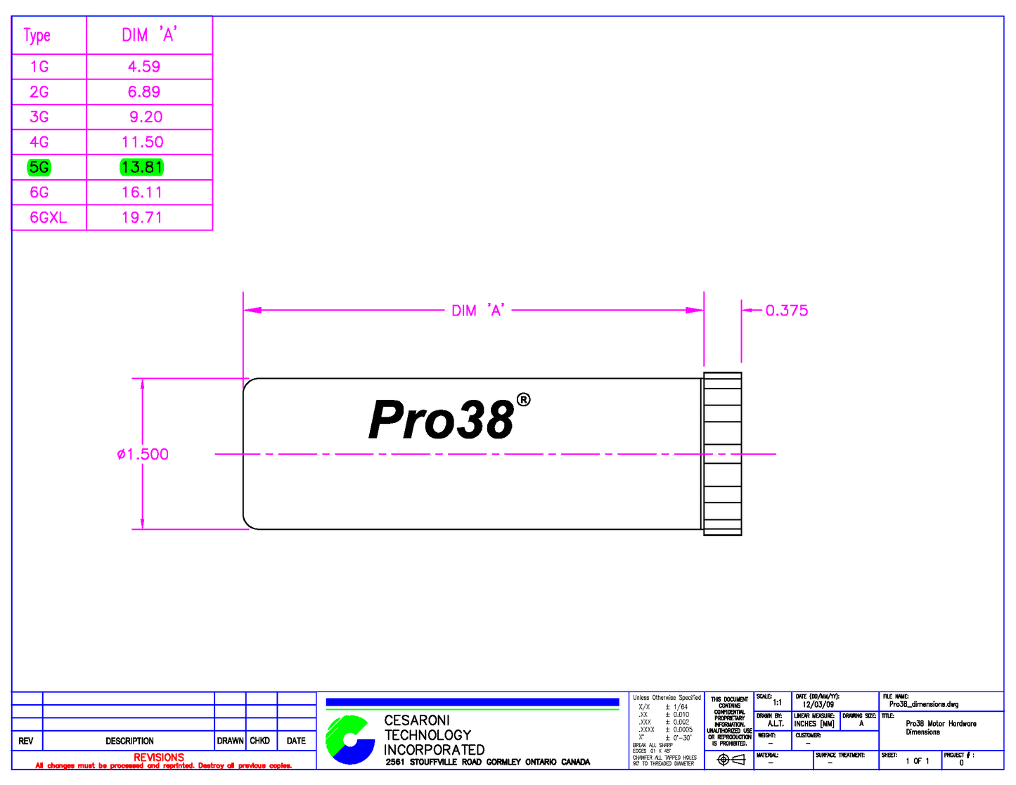 Pro38® 5 Grain Casing