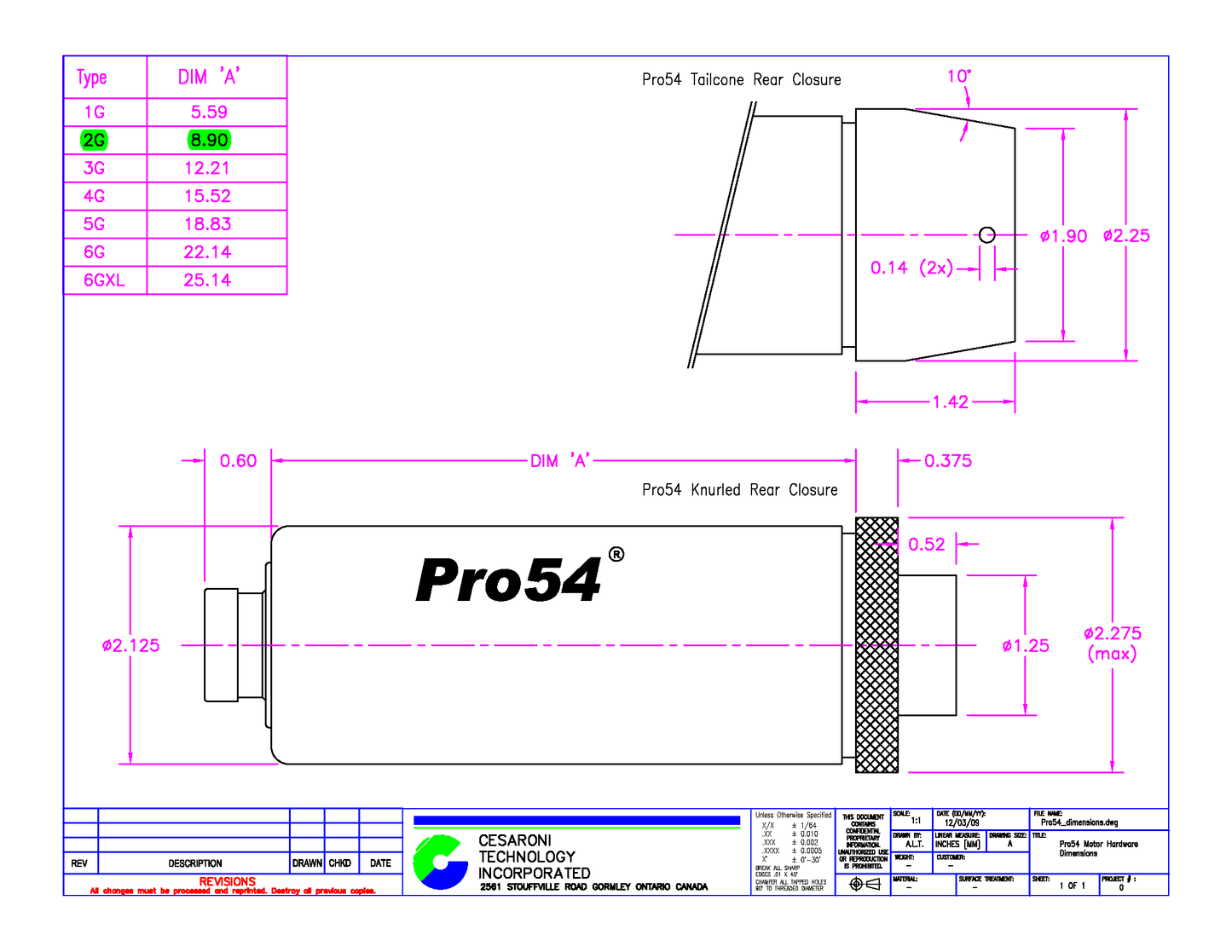 Pro54® 2 Grain Casing