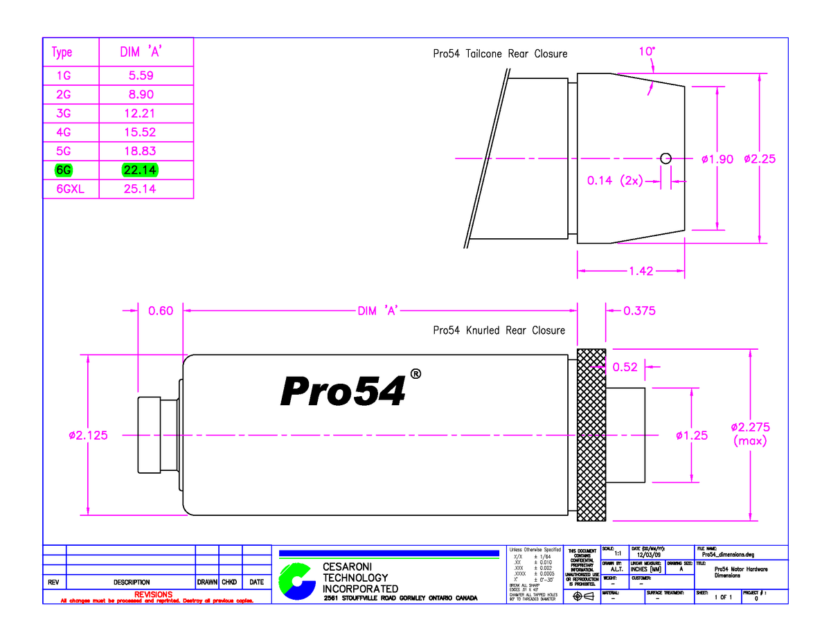 Pro54® 6 Grain Casing
