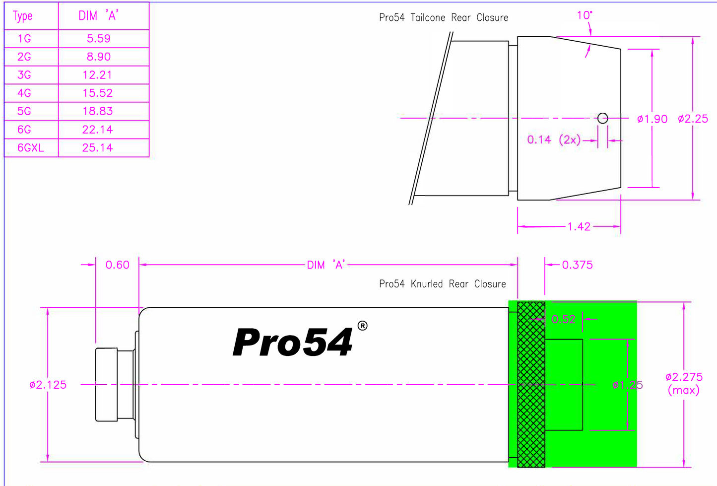 Pro54® Rear Closure