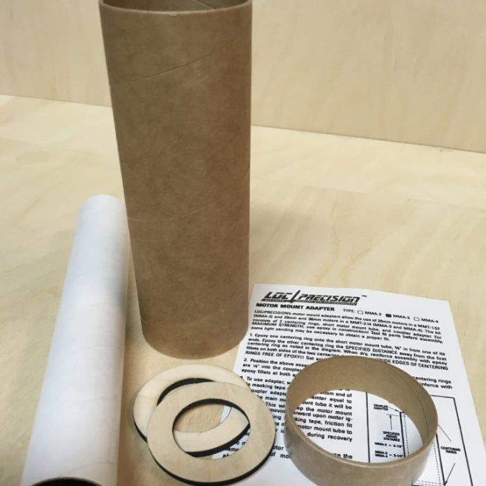 LOC Cardboard Motor Mount Adapters