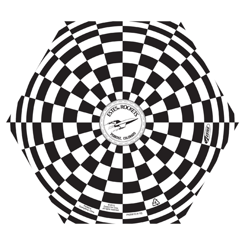 Estes 6 inch Printed Parachute
