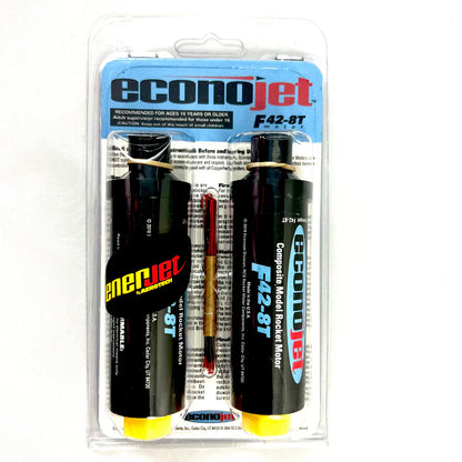 Enerjet by AeroTech F42T 29mm x 83mm 2 Single Use Motors Pack