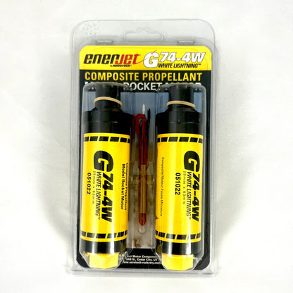 Enerjet by AeroTech G74W 29mm x 83mm 2 Single Use Motors Pack