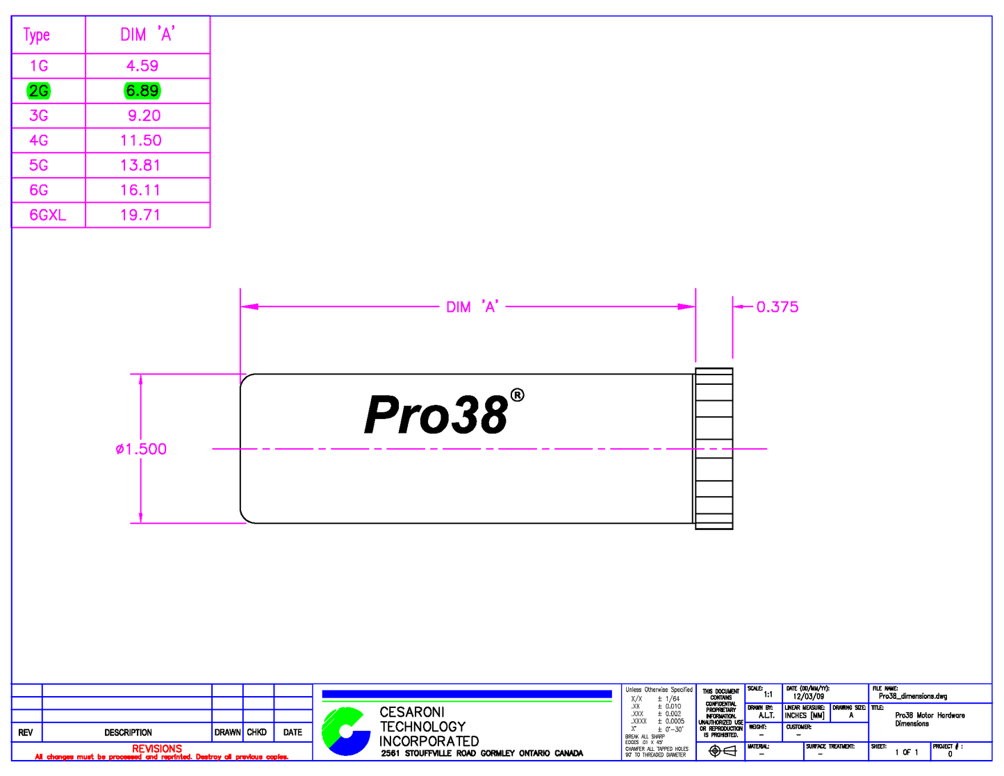 Pro38® 2 Grain Casing