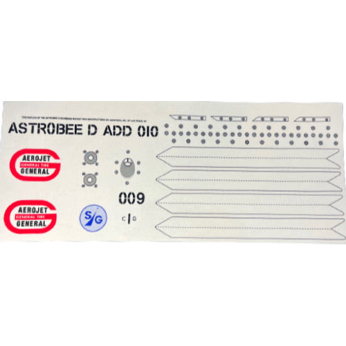 AeroTech Astrobee-D Decal Sheet