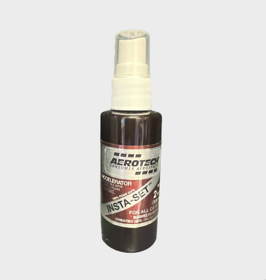 AeroTech Insta-Set CA Super Glue Accelerator 2.0 Ounces