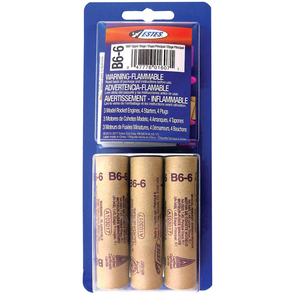 Estes B6 Model Rocket Engines