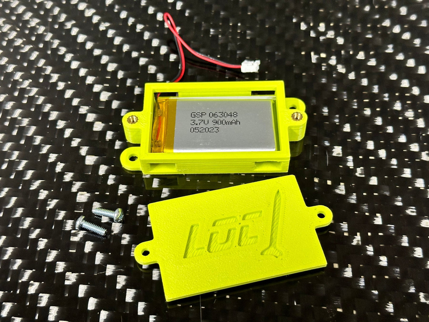 Loc Battery Box for Altus Metrum 850mAh LiPo