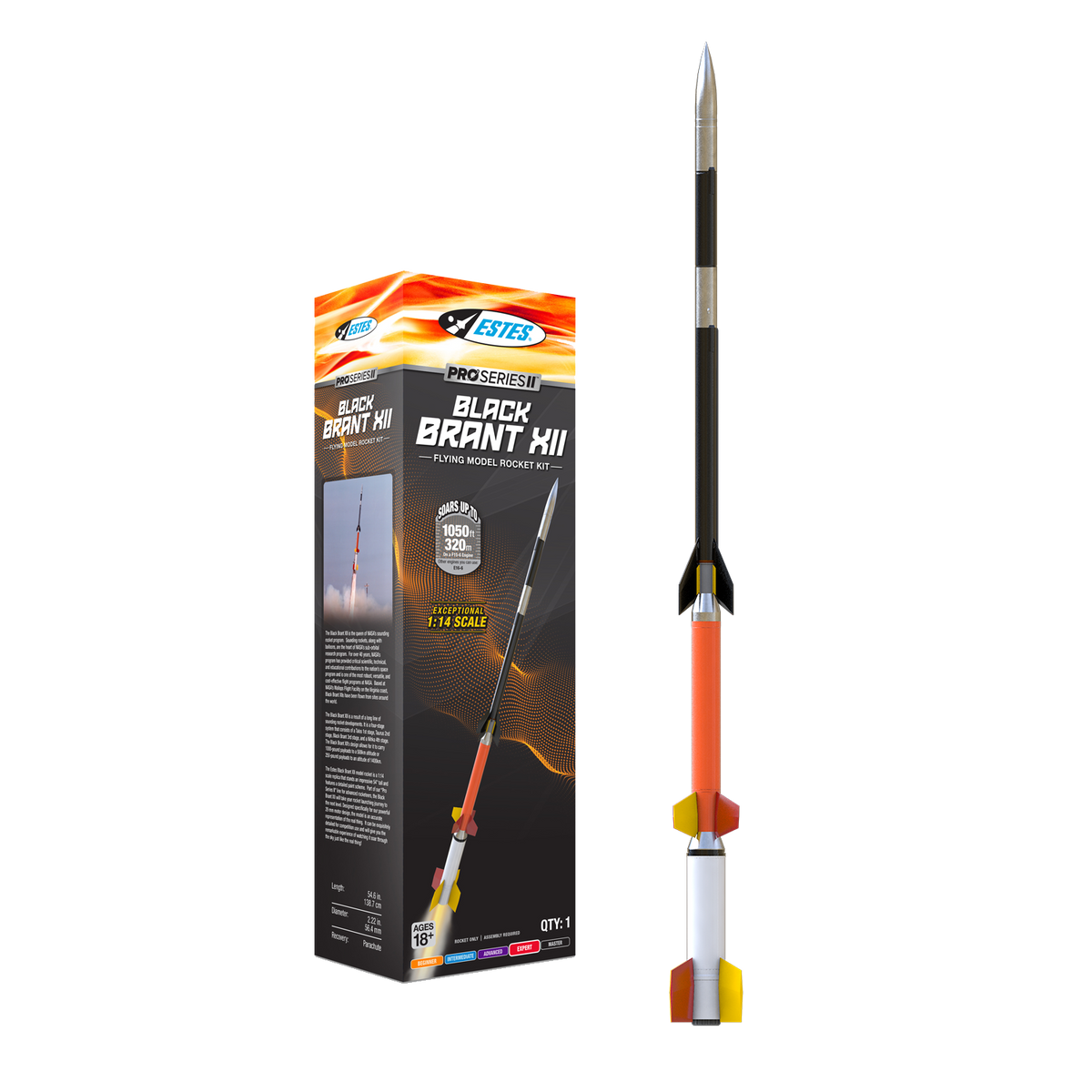 Estes Pro Series II Black Brant XII