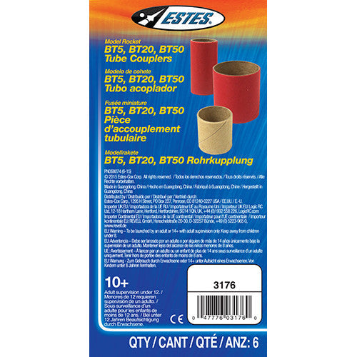 Estes BT5 BT50 Tube Couplers