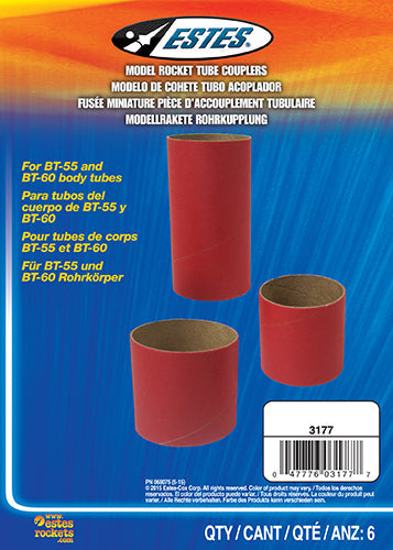 Estes BT55 BT60 Tube Couplers