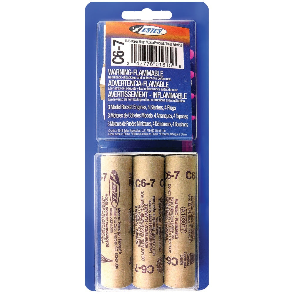 Estes C6 Model Rocket Engines