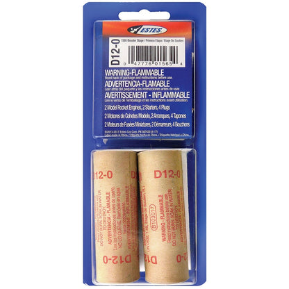 Estes D12 Model Rocket Engines